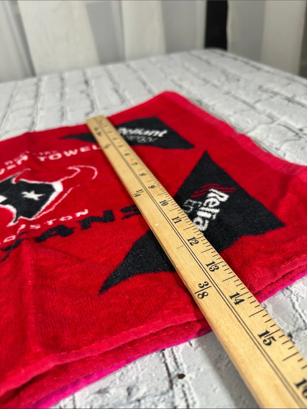 Houston Texans Official Power Rally Game Towel Lot of 3 Red Pink Reliant NRG NFL